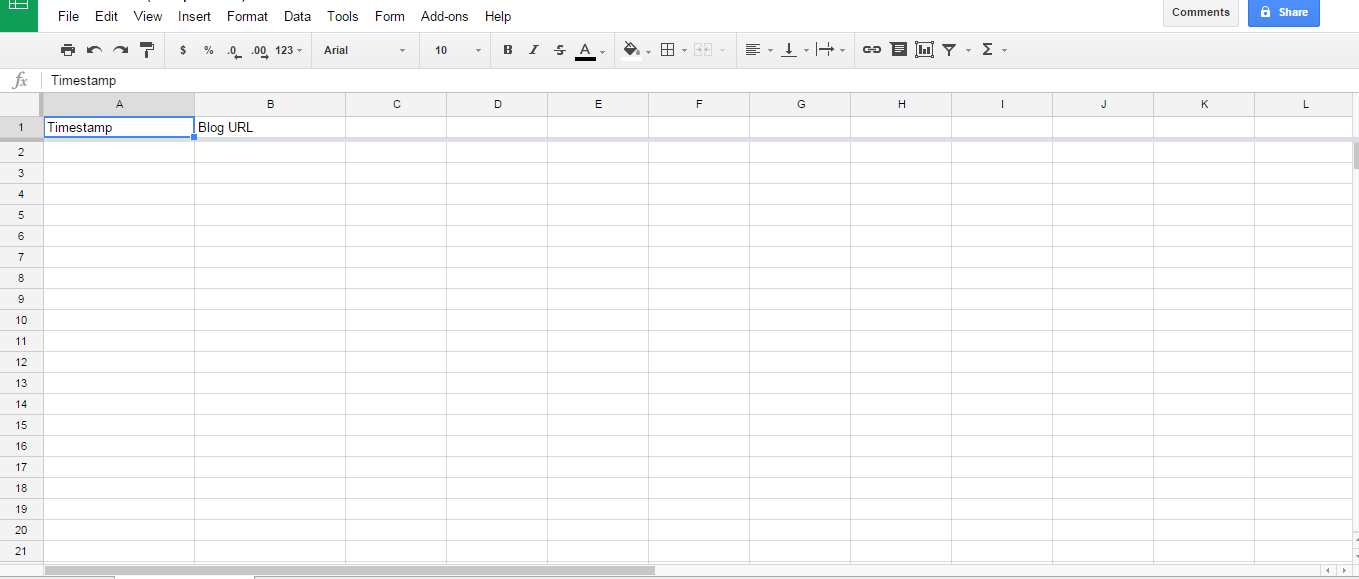 Spreadsheet