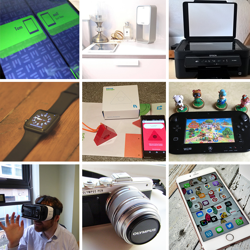 Collage of ukbloggers tech blog photos