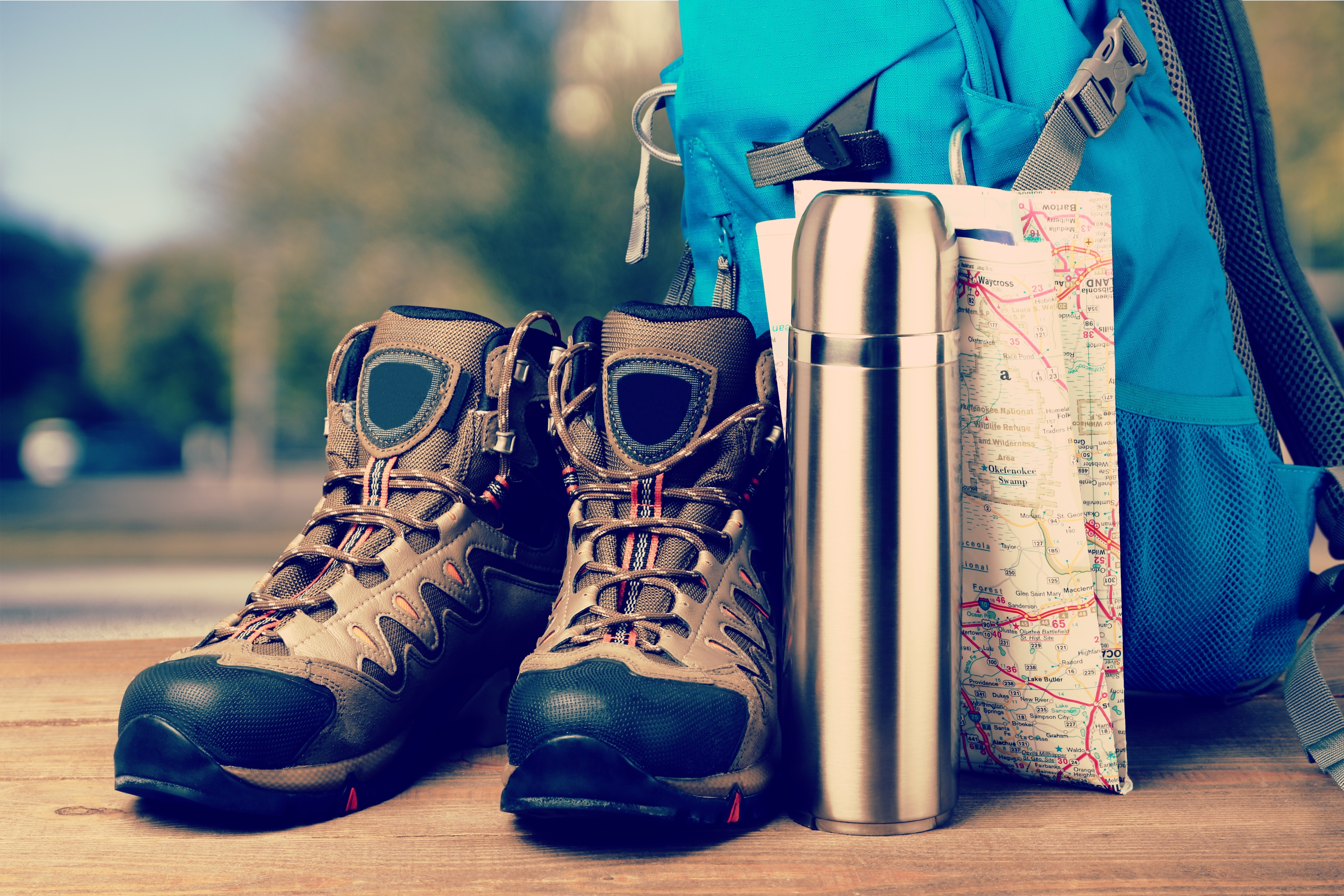 Hiking.