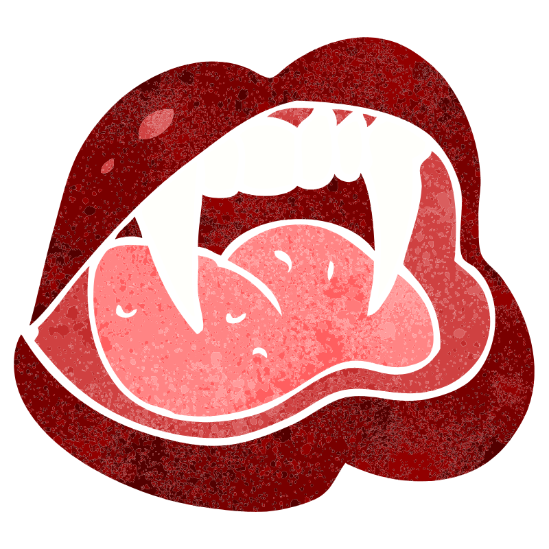 Vector of a fangs
