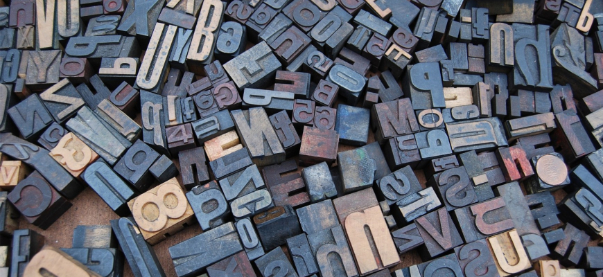different letters and numbers