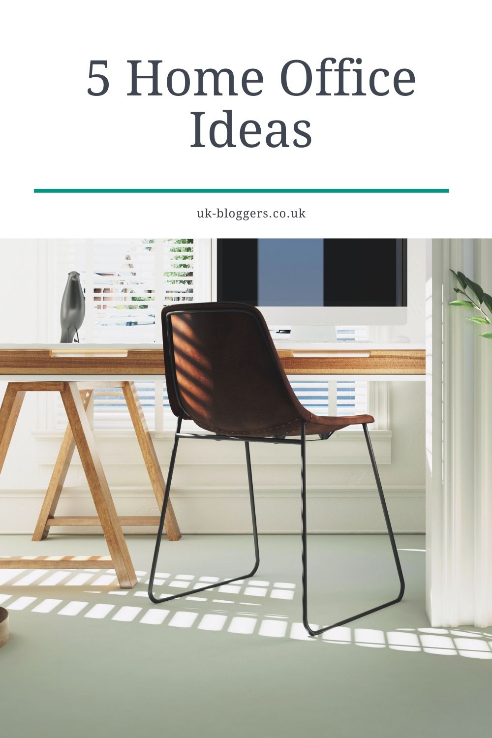 With more of us working from home than ever here are some ideas to help you get on track with putting together your own home office. #workfromhome #homeoffice